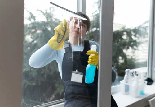 Nettoyage de vitres intérieures et extérieures à Saint-Mathieu